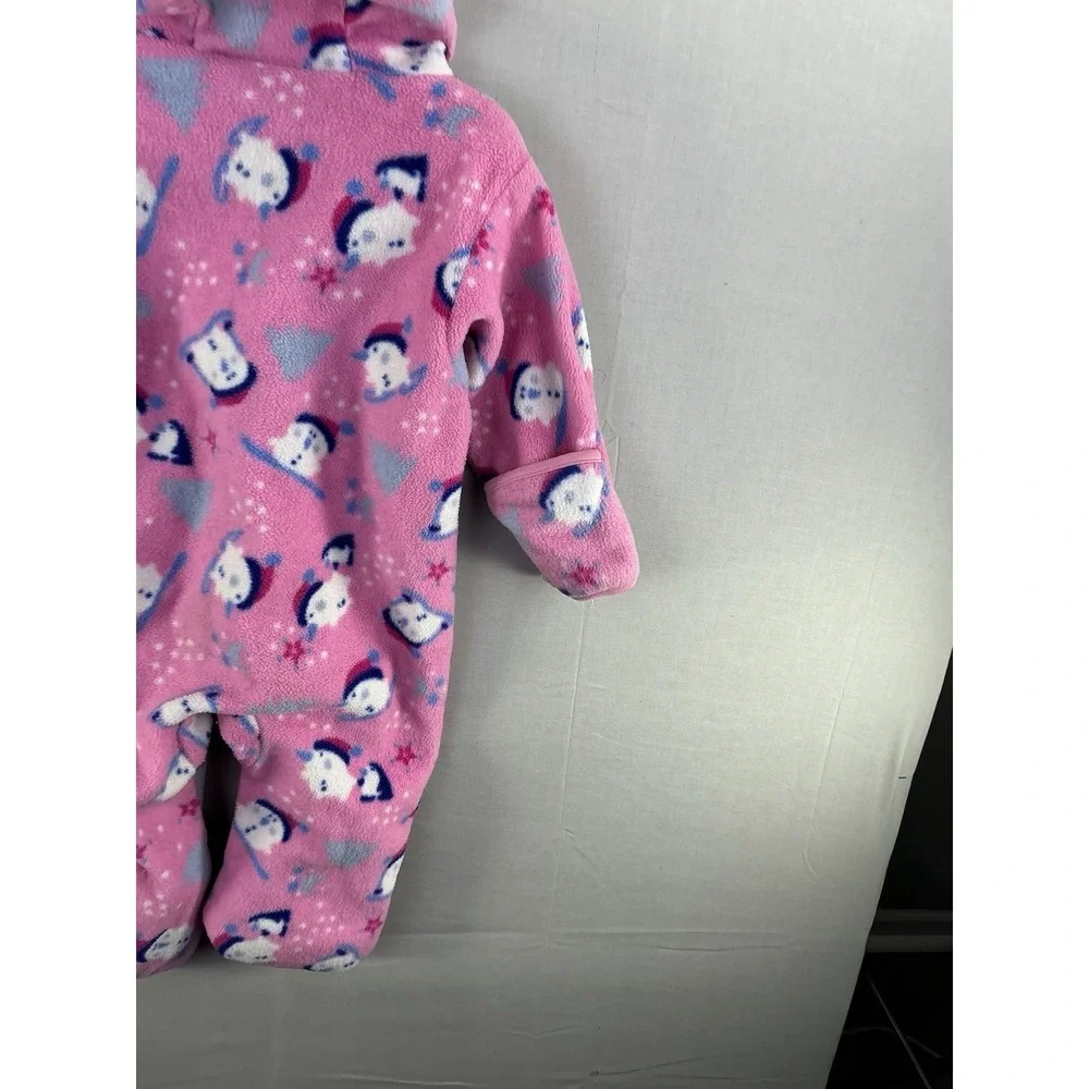 Columbia Pink Fleece Snowsuit Bunting 18 Month